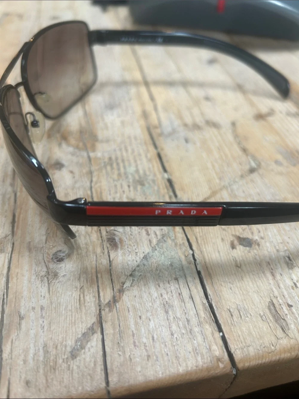 Prada Black Aviator Sunglasses